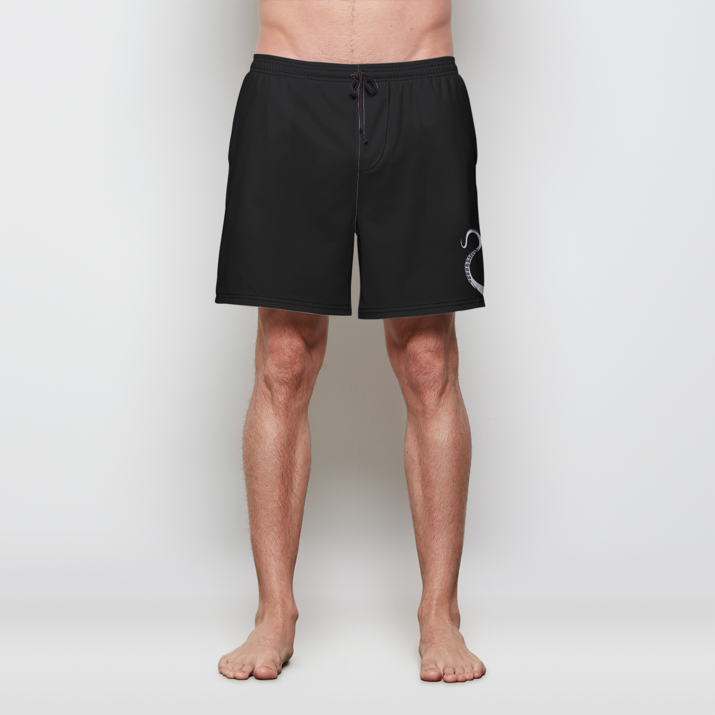 Black Swim Trunks - surfinsky