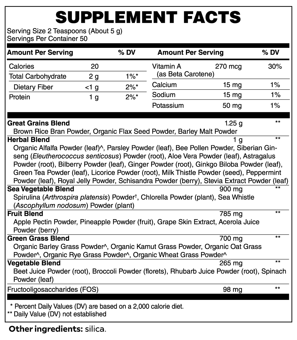 Ultra Cleanse Smoothie Greens - surfinsky
