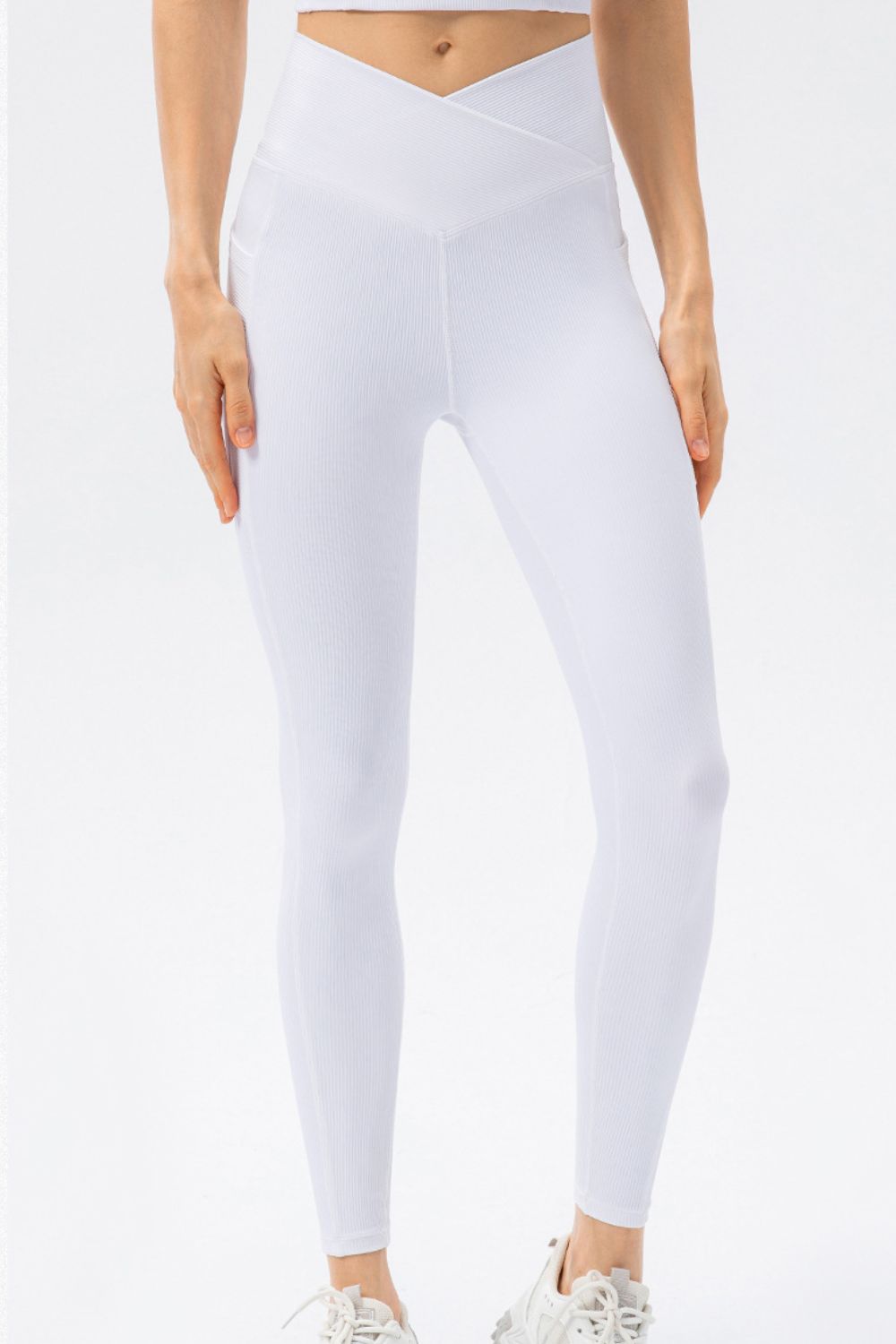 V Shape Waistband Slim Fit Long Sports Pants - surfinsky