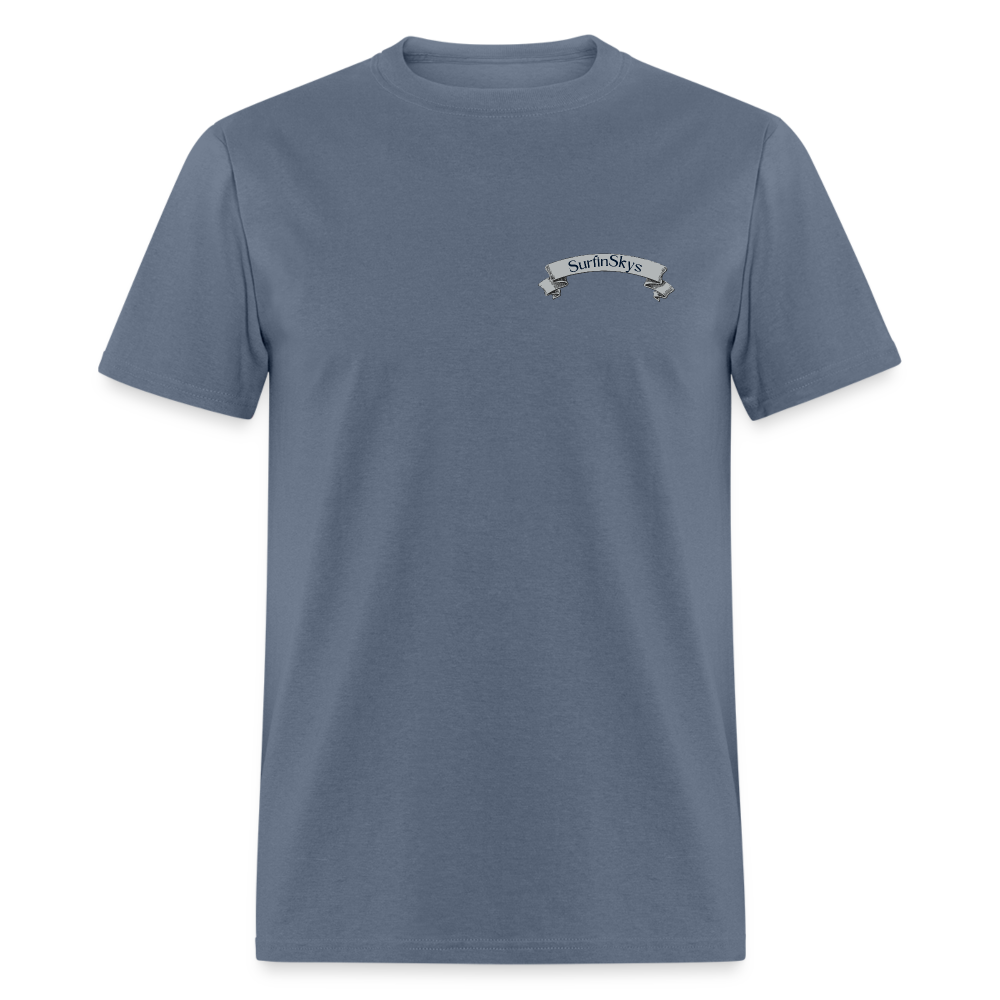 Kraken devouring ship T-Shirt - denim