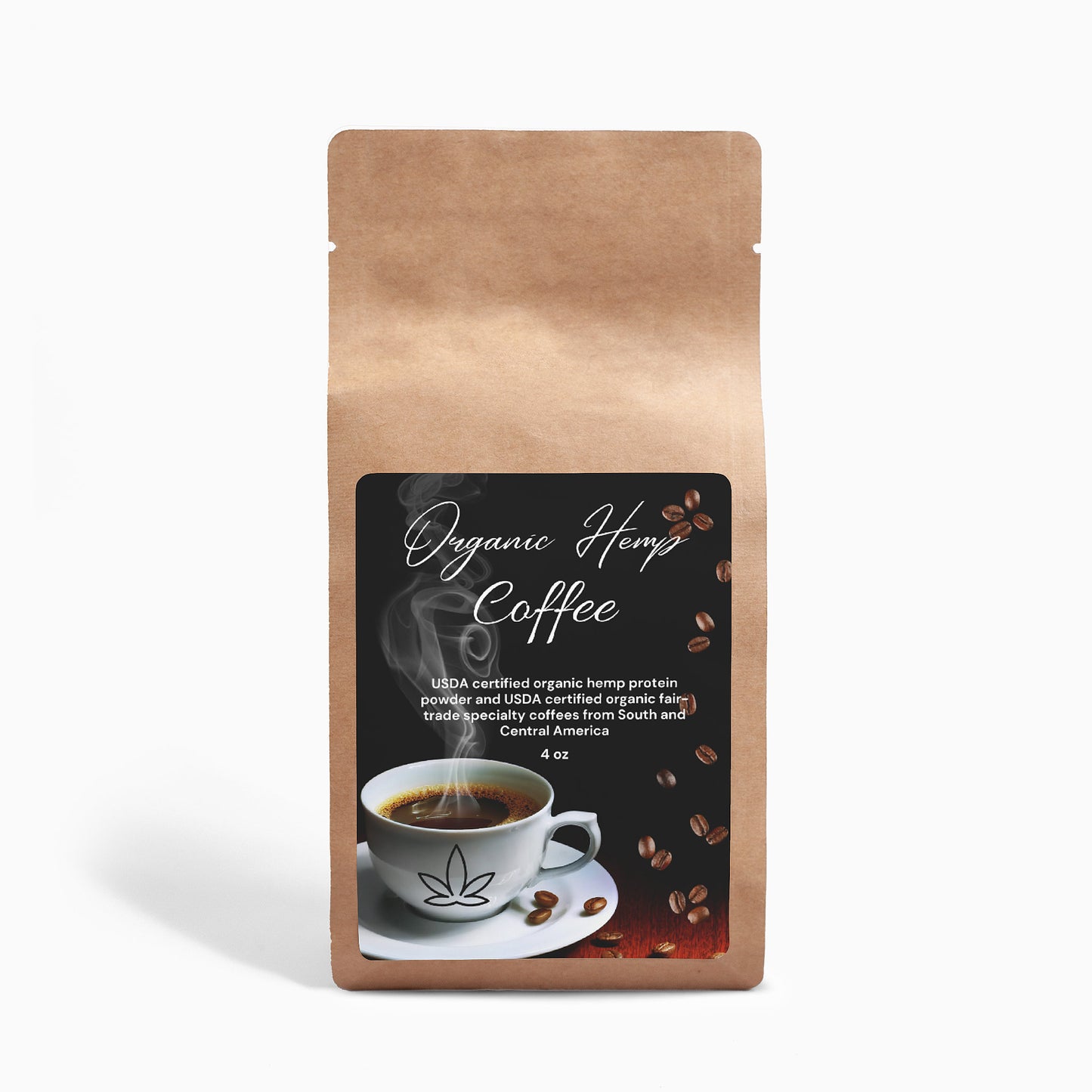 Organic Hemp Coffee Blend - Medium Roast 4oz