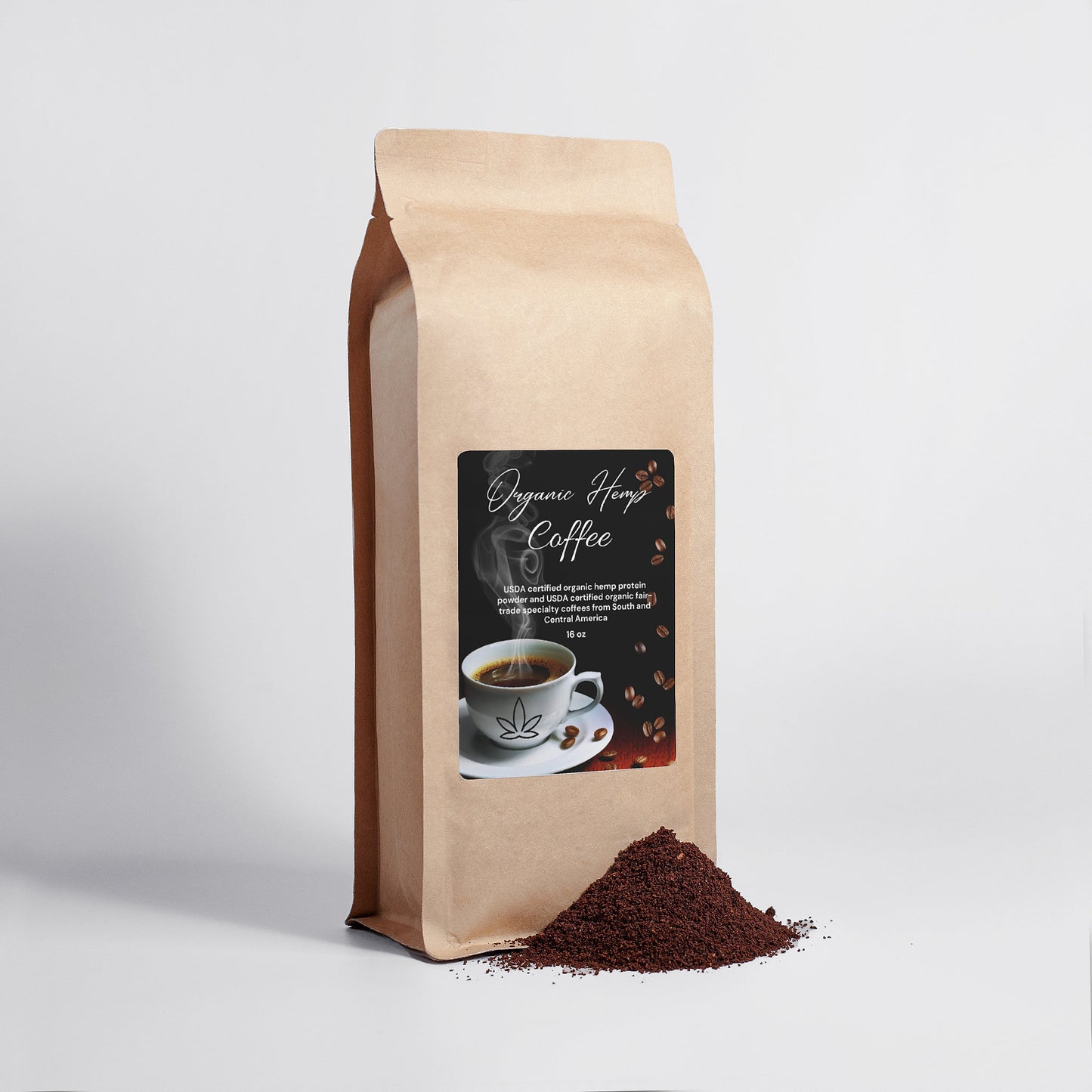 Organic Hemp Coffee Blend - Medium Roast 16oz