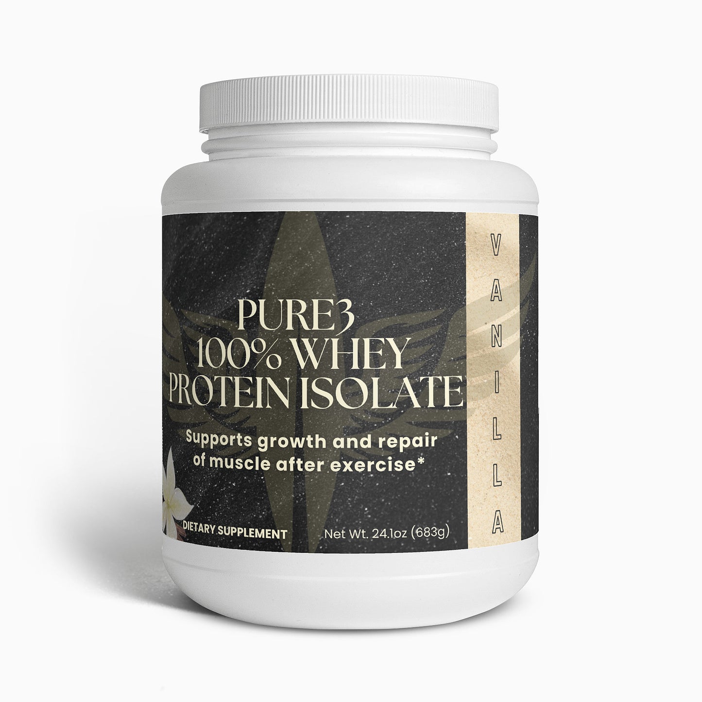 Pure3 100% Whey Protein Isolate (Vanilla)