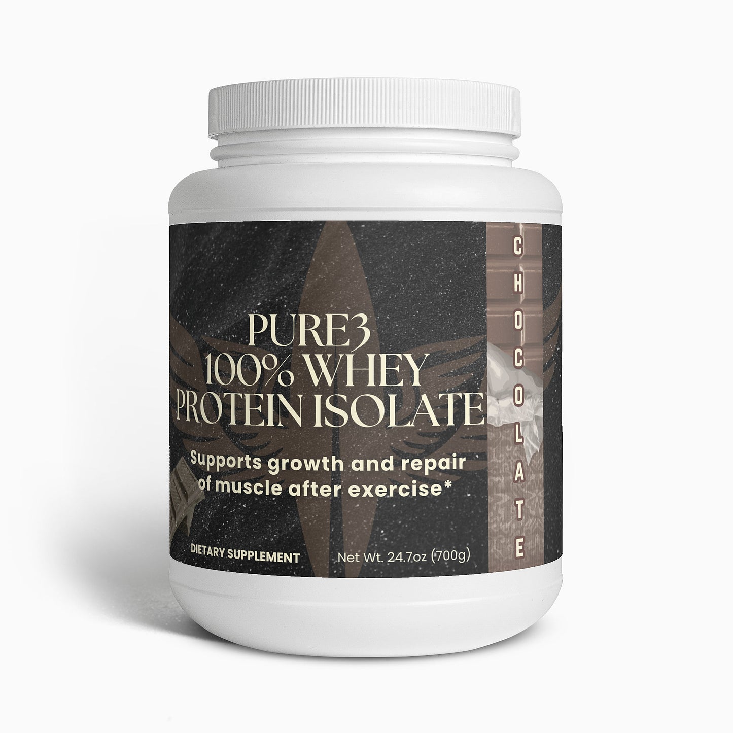 Pure3 100% Whey Protein Isolate (Chocolate)